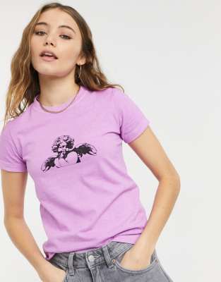 asos purple t shirt