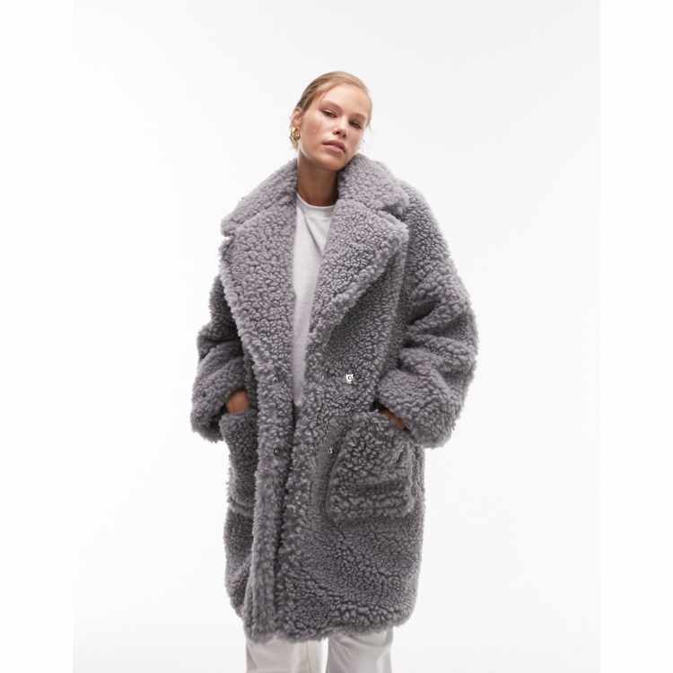 Chunky teddy bear outlet coat