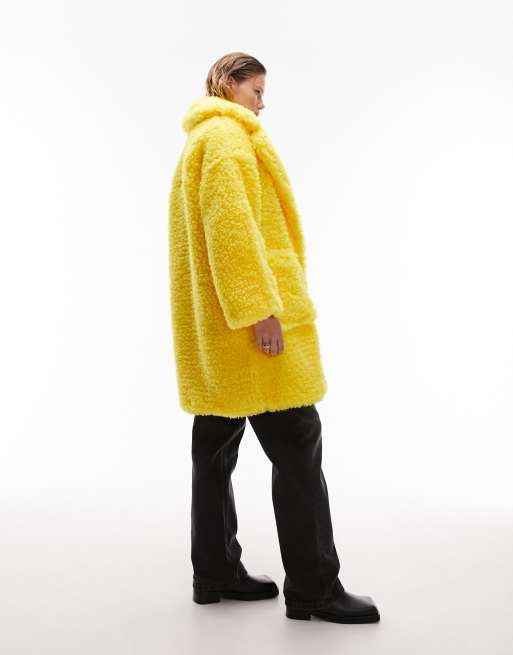 Topshop 2025 yellow coat