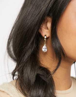 Chunky gold hoop 2024 earrings topshop