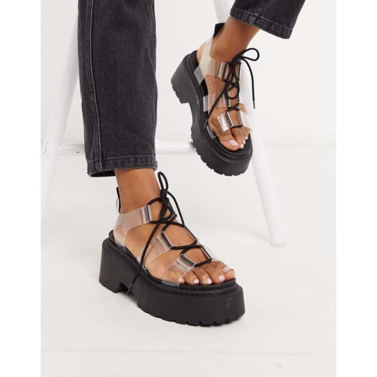 Topshop clear sandals new arrivals