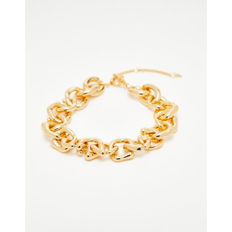 Topshop chunky vintage link chain necklace