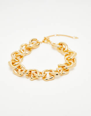 Topshop chunky vintage link chain necklace