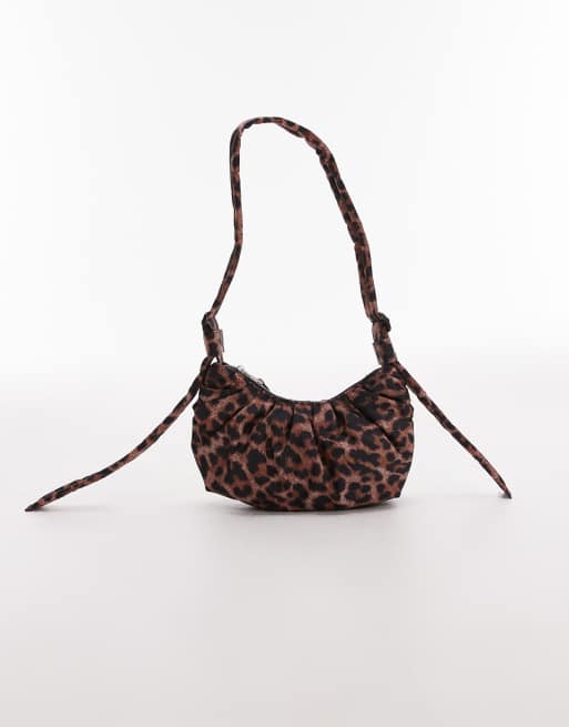 Topshop Cian crossbody bag in leopard, 4 of 4