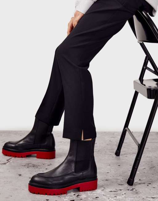 Cigarette trousers with best sale boots