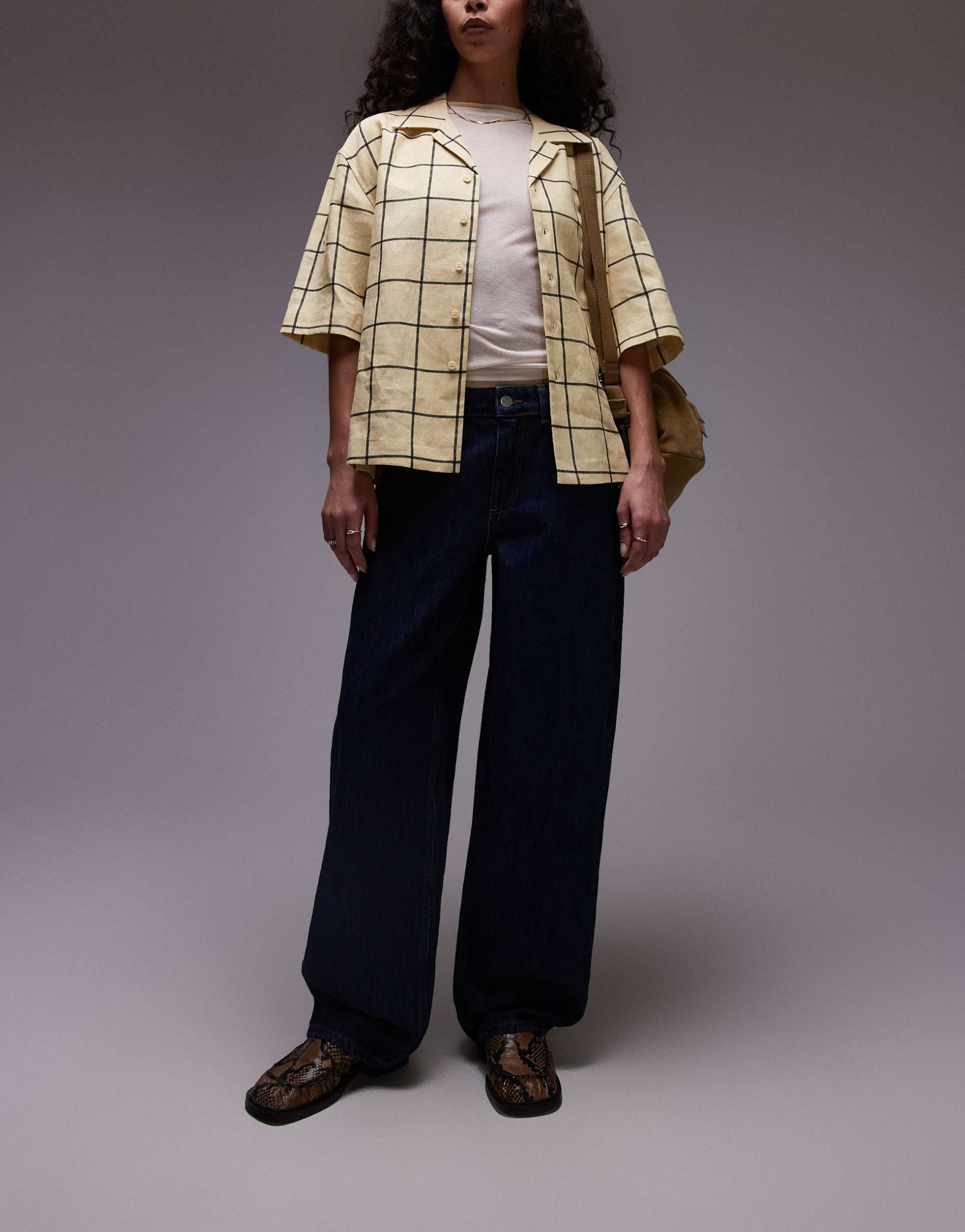 topshop cinch low rise relaxed fit jean in rich blue