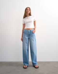 Cinch low rise relaxed jean in bleach - LBLUE