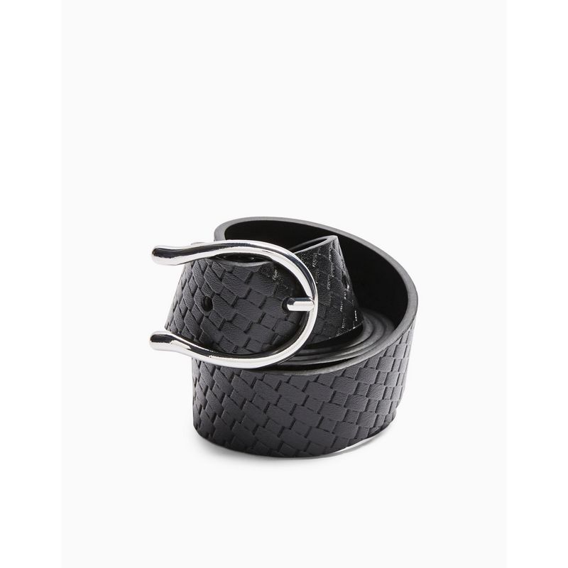 Accessori Cinture Topshop - Cintura zigrinata nera