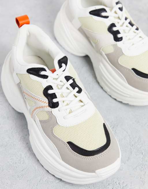 Topshop – City – Naturfärgade, grova sneakers, 4 av 4