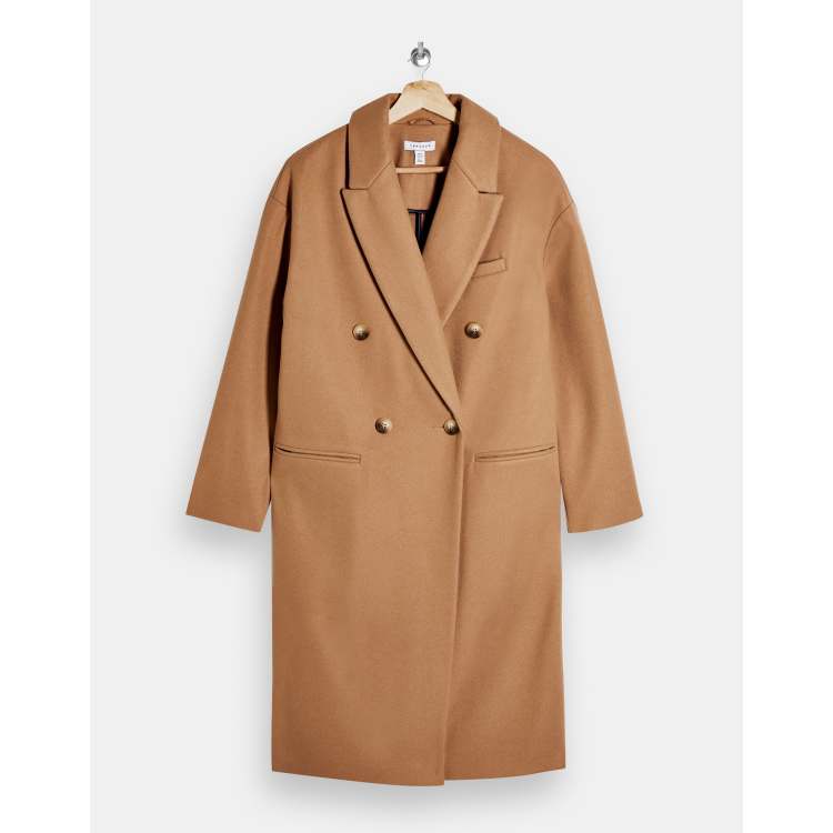 Camel coat outlet women's topshop