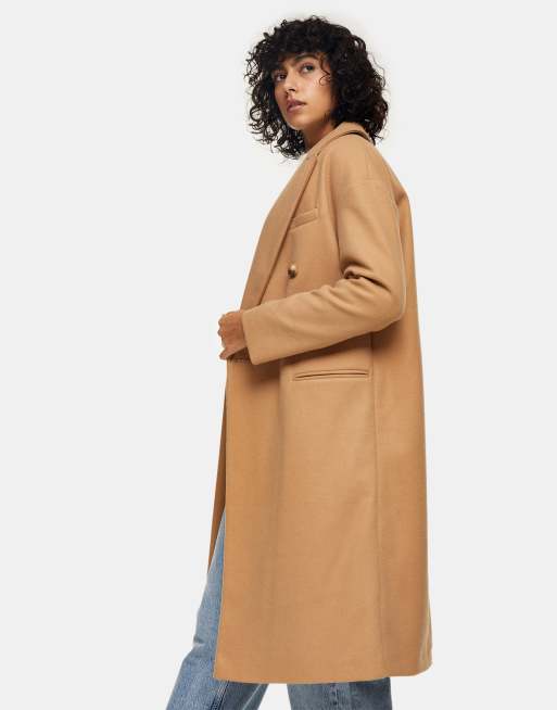 Topshop camel jacket sale