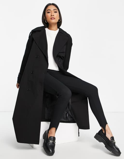 Asos long shop black coat