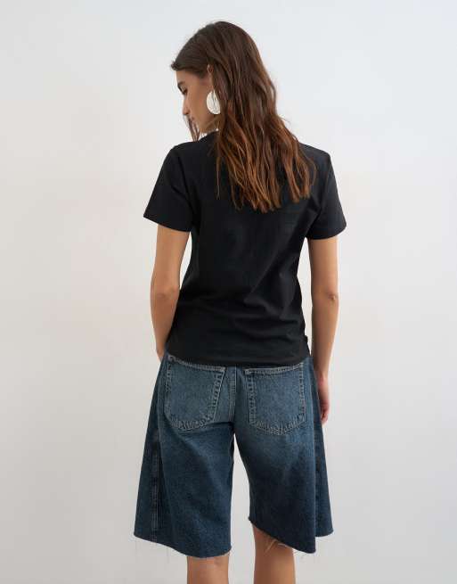 Topshop classic tee in black, 4 of 4