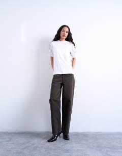 Model wearing Classic tee in white