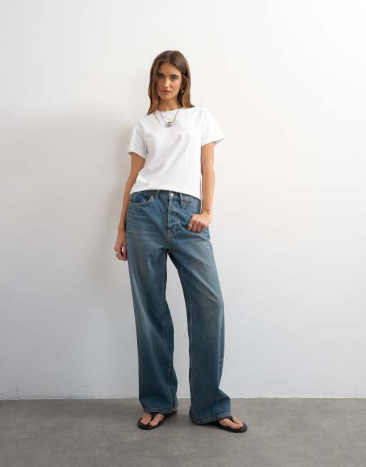 Topshop classic tee in white, 2 of 4