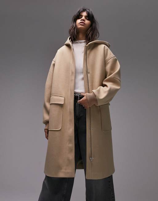 camel trench coat topshop