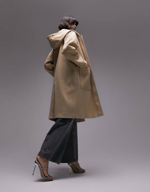 camel trench coat topshop