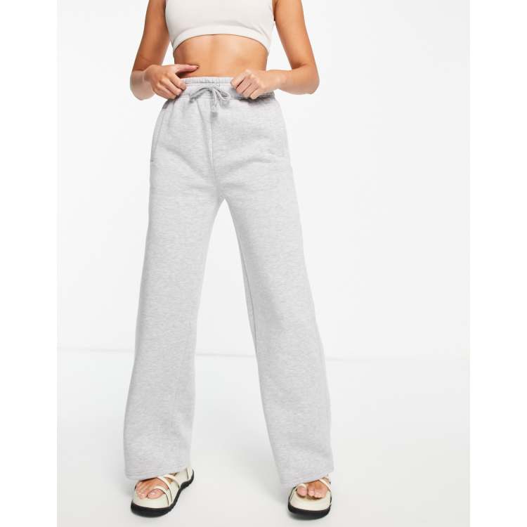 Topshop clean straight leg jogger in grey | ASOS