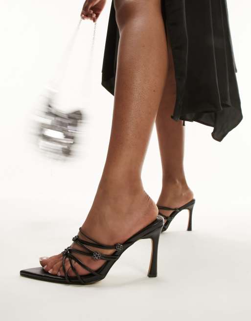 Topshop strappy online heels