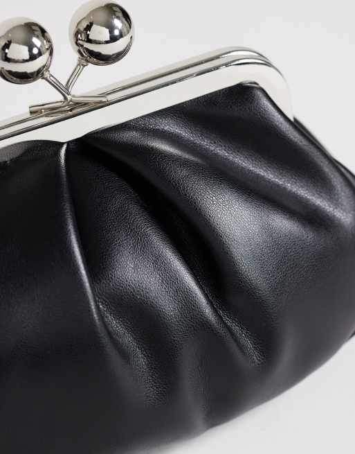 Topshop Clover piccola pochette nera, 3 di 4