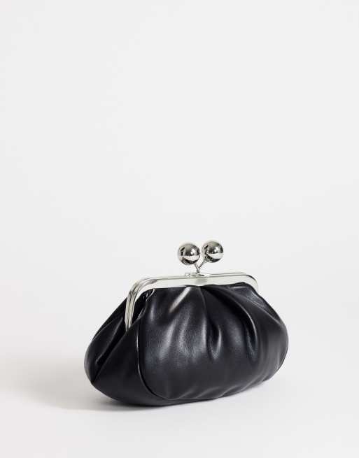 Topshop Clover piccola pochette nera, 4 di 4
