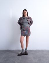 Topshop co-ord a line mini skirt in stripe