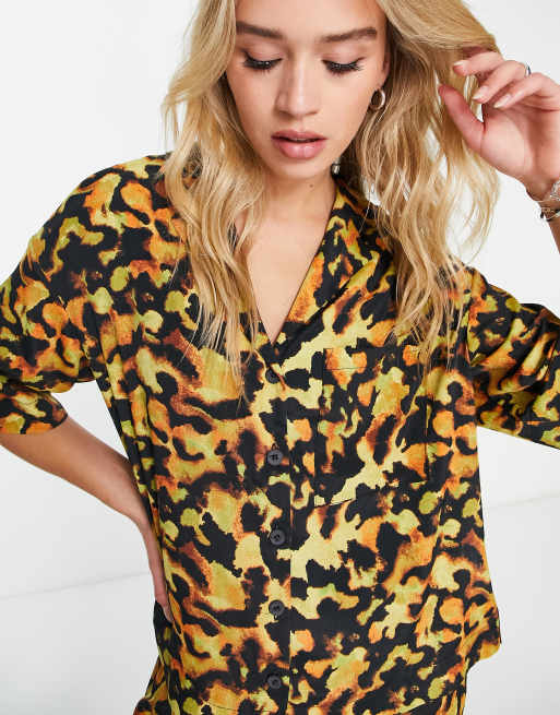 Leopard print top topshop sale