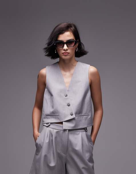 Grey Waistcoats For Women