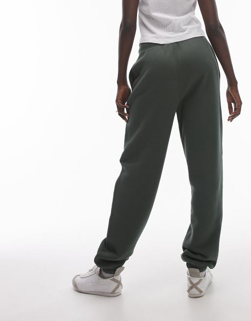 Topshop co ord cuffed jogger in dark green ASOS