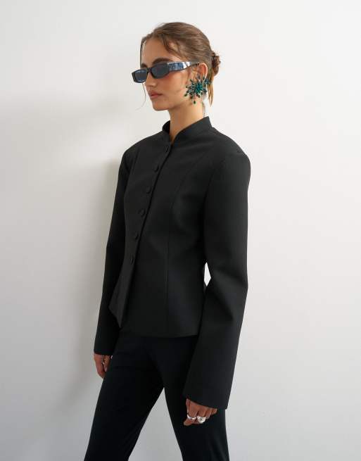 Topshop co ord drummer-jakke i sort