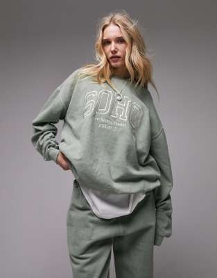 Topshop oversized sweatshirt sales