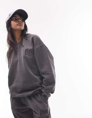 Topshop best sale black sweatshirt