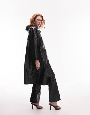 Topshop clearance clear raincoat