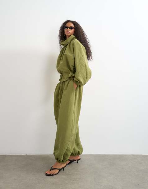 Topshop Co Ord In Olive - view 1