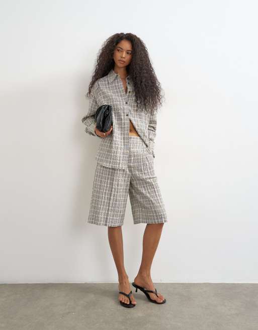 Topshop Co Ord In Mono Check, 2 of 3