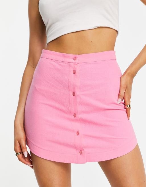 Pink mini skirt topshop hotsell