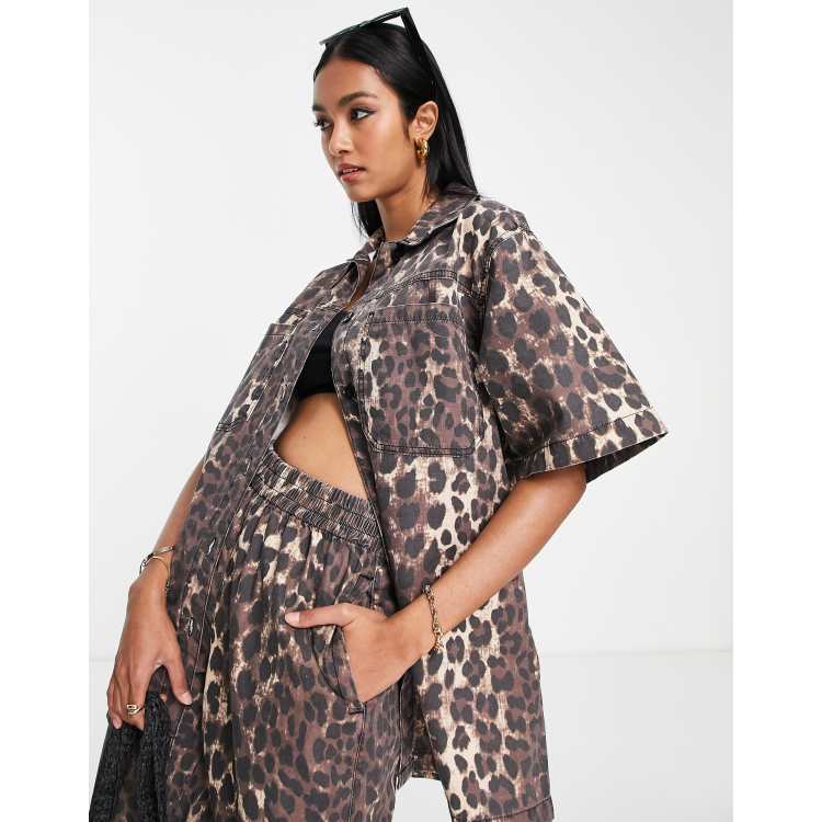 Leopard print earrings topshop outlet
