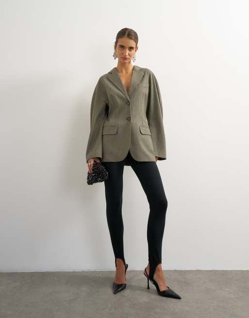 Topshop co ord ovoid sleeve soft silhouette blazer, 2 of 4