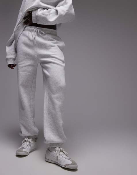 Topshop - Co-ord set van sweater en joggingbroek in gemêleerd grijs - view 1
