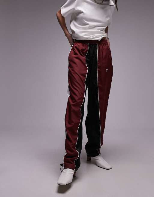 Maroon store tracksuit pants