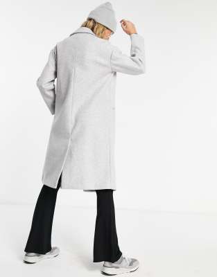 grey topshop coat