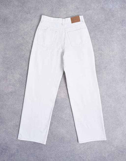 Topshop - Column - Jean à taille mi-haute - Ivoire, 7 de 7