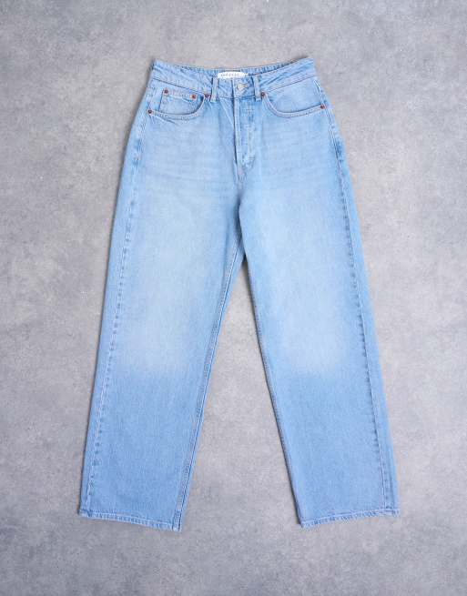 Topshop – Column – Wybielane jeansy kolumnowe ze średnim stanem, 6 z 7