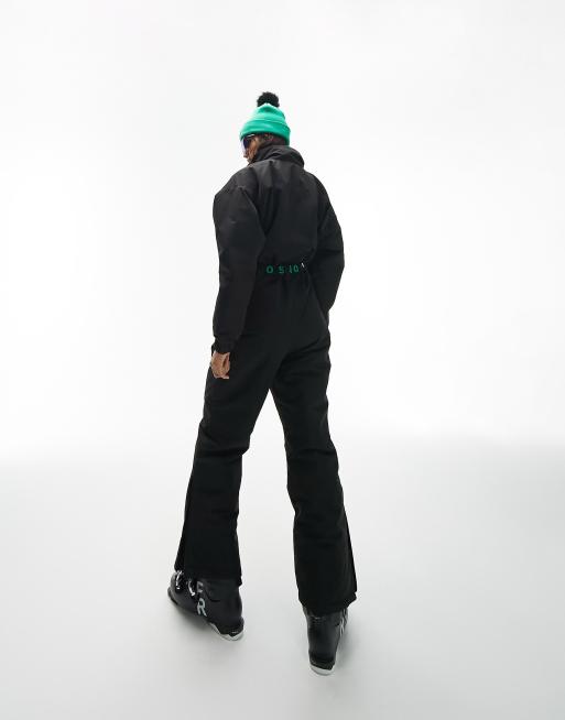 Topshop - Combinaison de ski à col cheminée et ceinture - Noir, 3 de 5