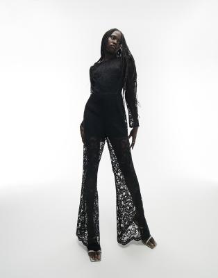 Combinaison (jumpsuit) Topshop Noir - Taille UK 6 - Occasion Très Bon état