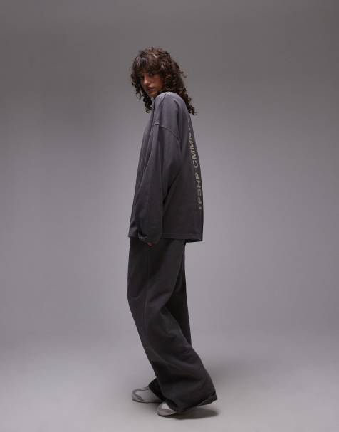 Topshop community co ord in grey - view 1