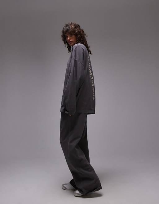 Topshop - Community - Co-ord set in grijs