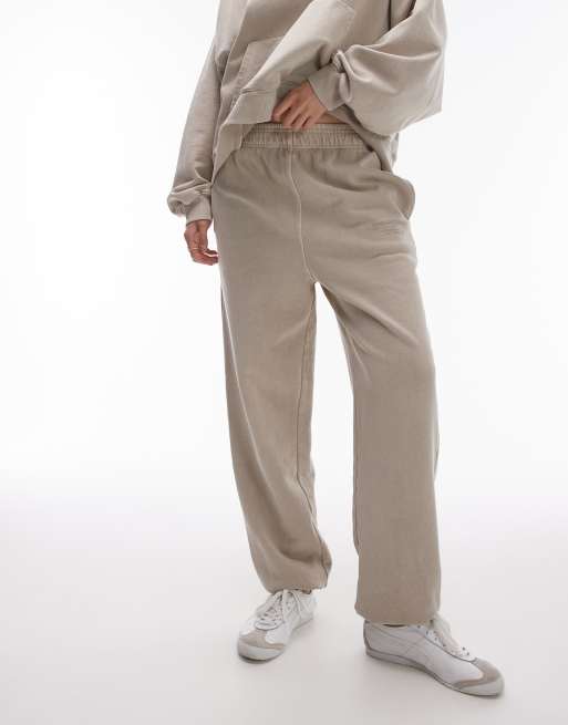 Topshop beige joggers deals
