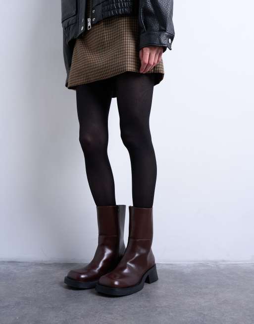 Topshop - Confezione da 2 paia di collant neri 50 denari, 4 di 4