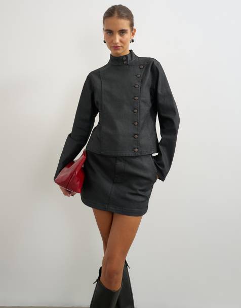Topshop - Conjunto negro revestido - view 1